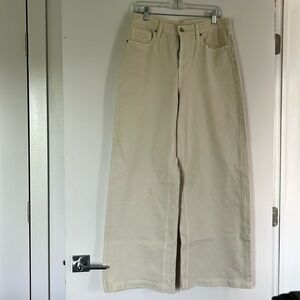 New gap ecru high rise stride jeans - size 29 (8)